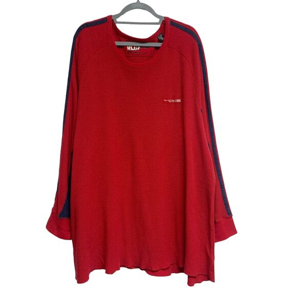Vintage Polo Ralph Lauren Mens Size 3XL Red Thermal Long Sleeve Top - Picture 1 of 8